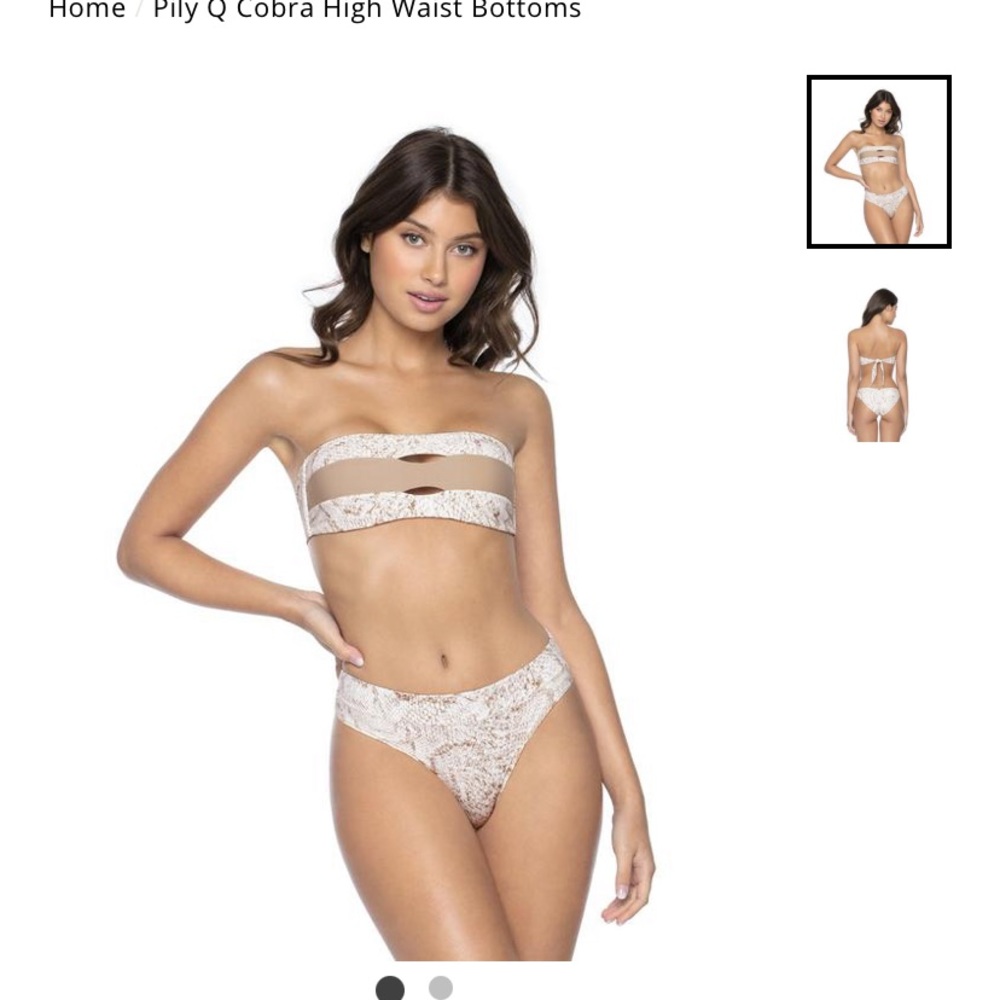 NWT Pily Q Cobra Bathing Suit